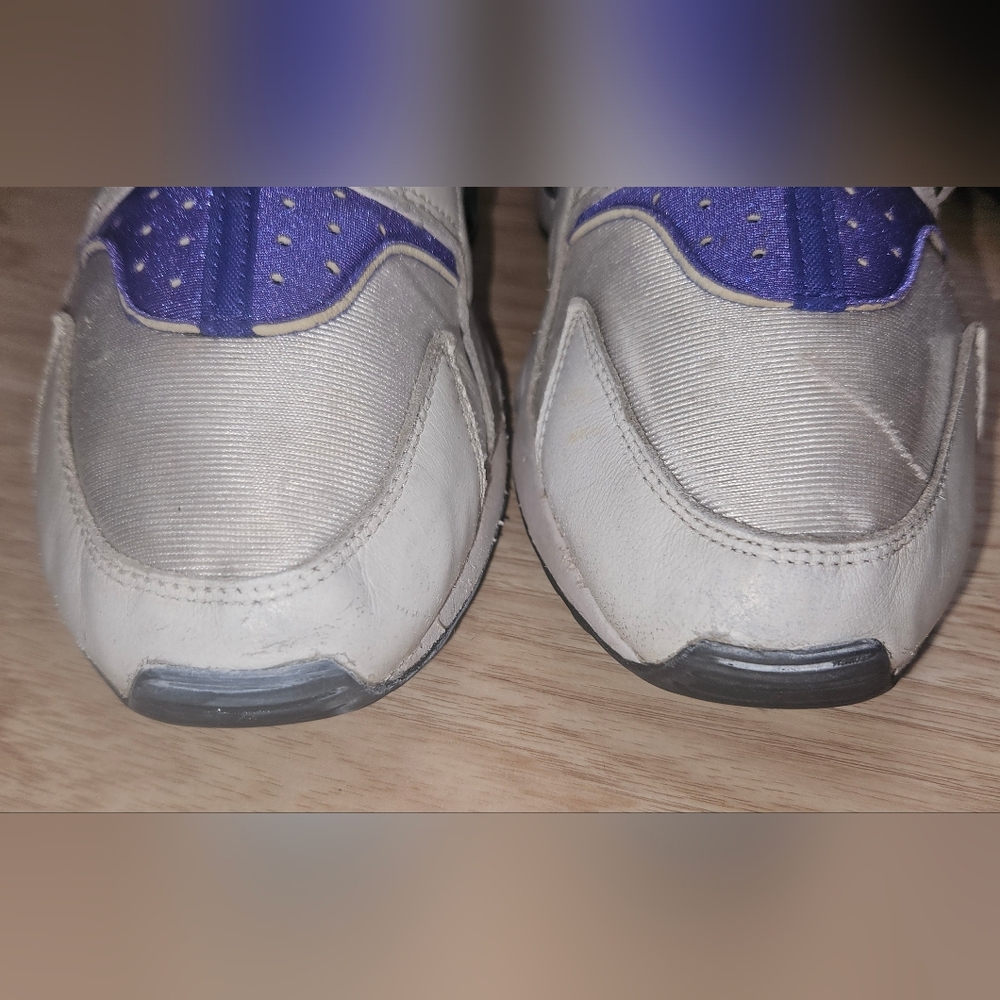 Nike Air Huarache Sneakers Purple White Trainers Women's Size 9 Shoes - Picture 14 of 16